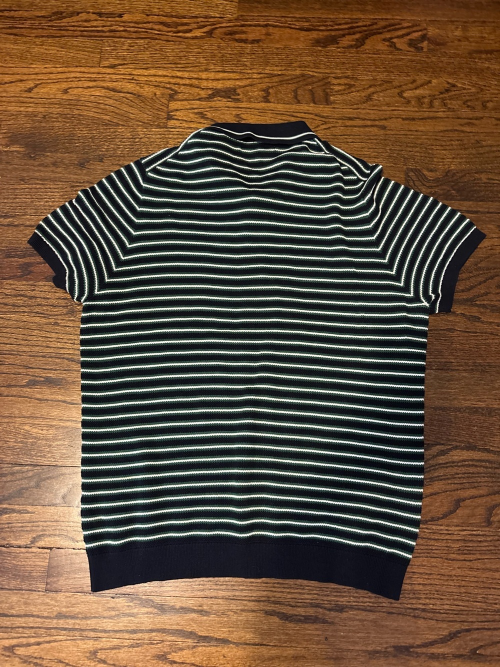 Mango Man Stripe Cotton Short Sleeve - Picture 3 of 3